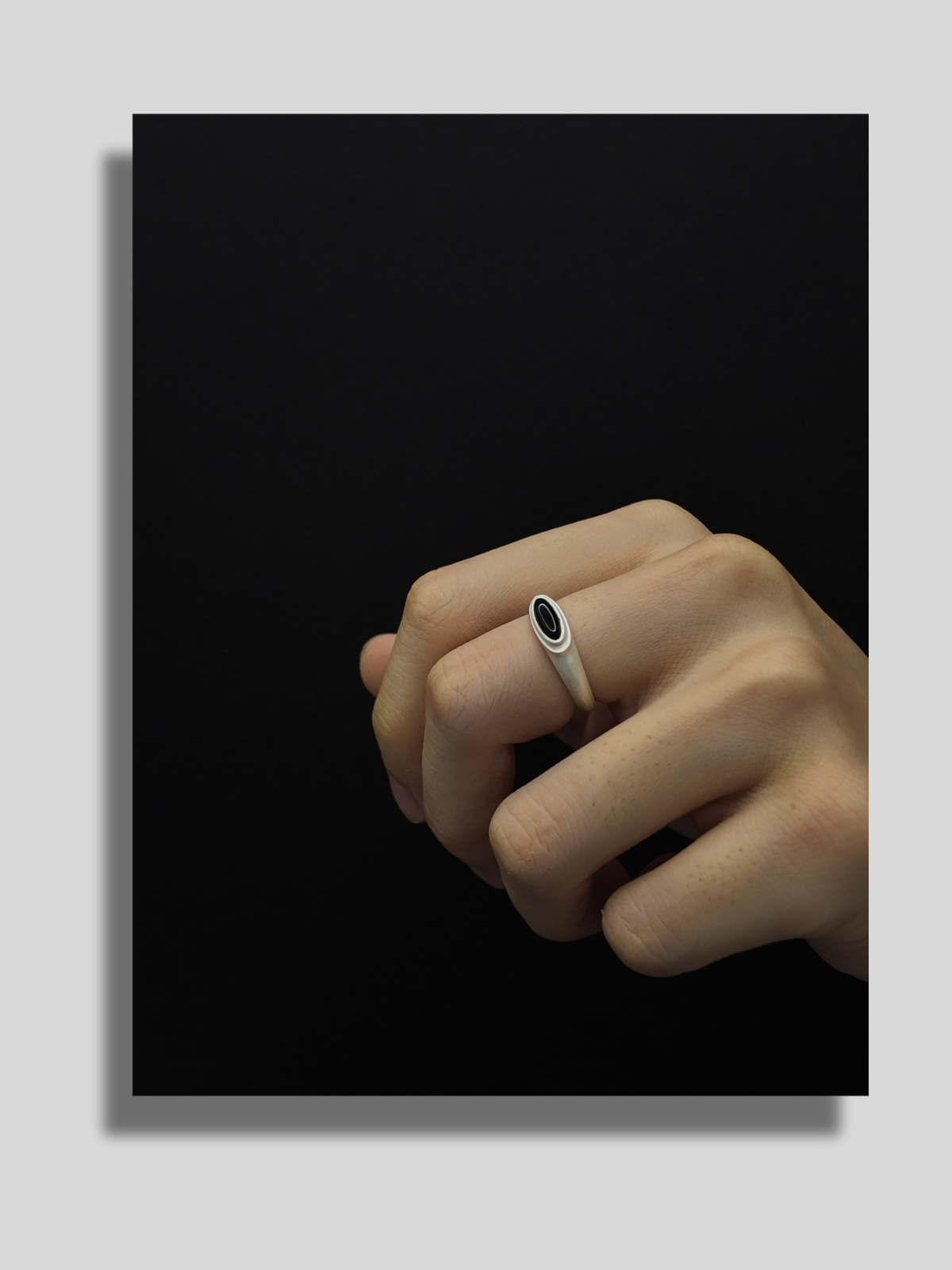 ByWang Noir Onyx Ring