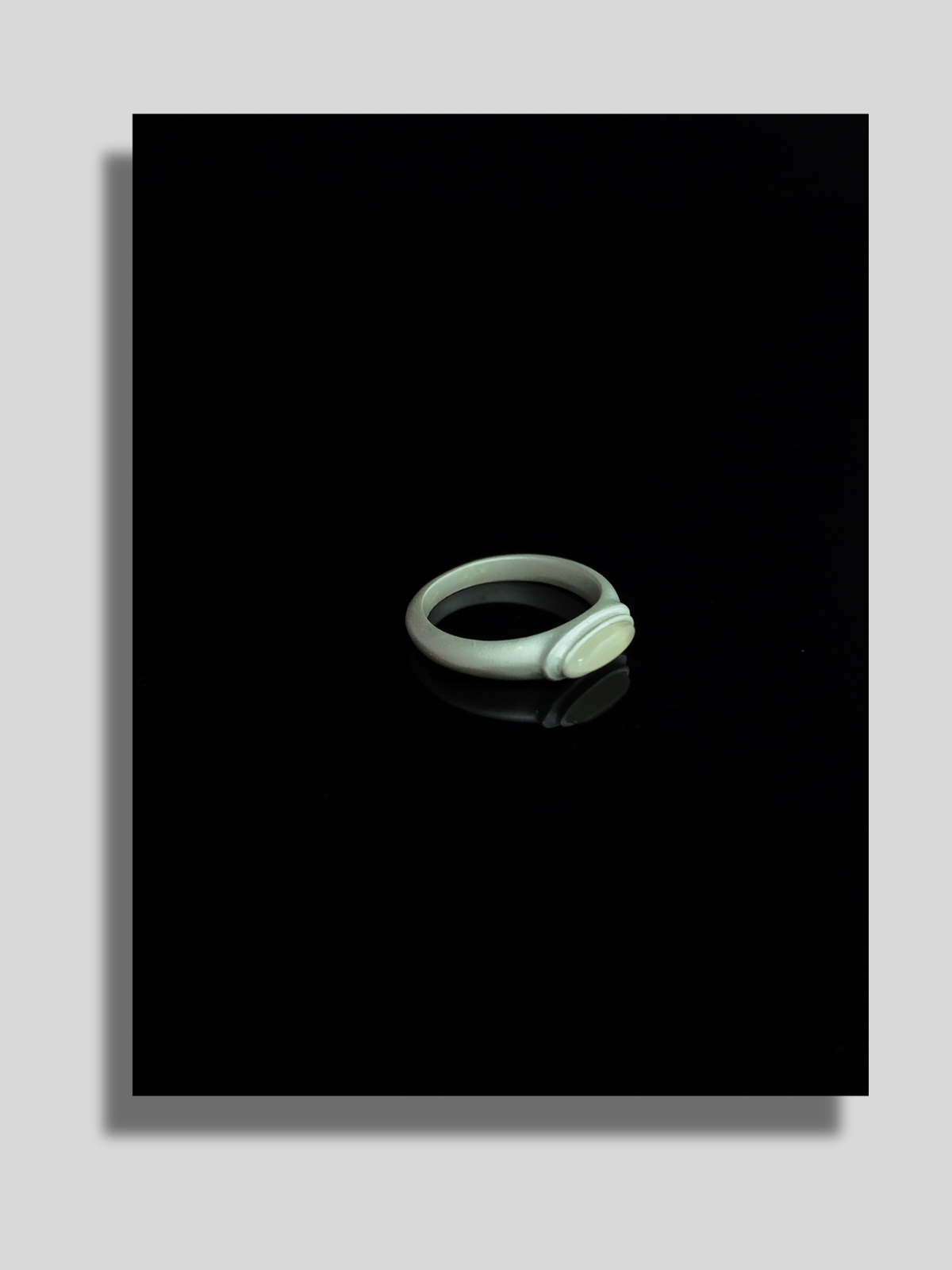 ByWang Celestial White Onyx Ring